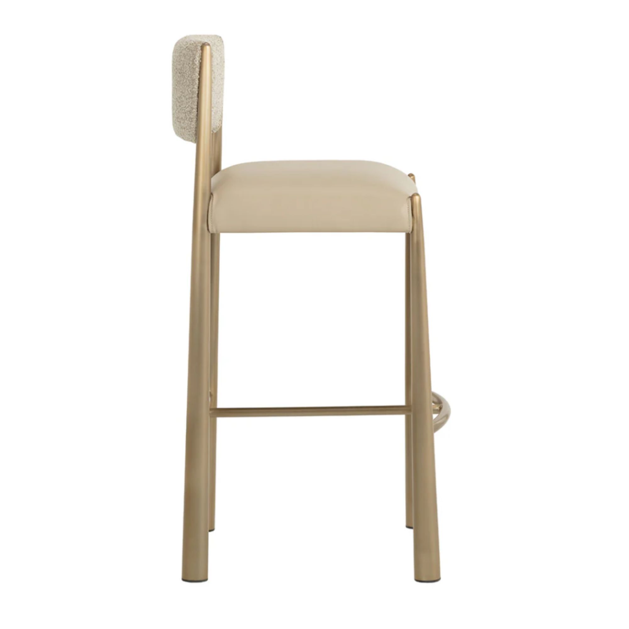 Bayard Barstool - Antique Brass